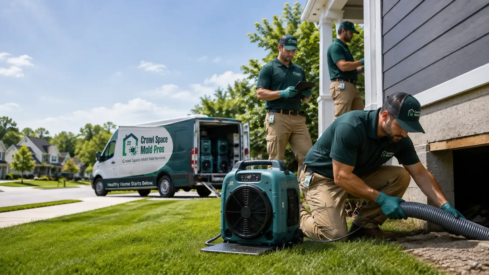 Crawl Space Mold Removal in Van Buren, ME